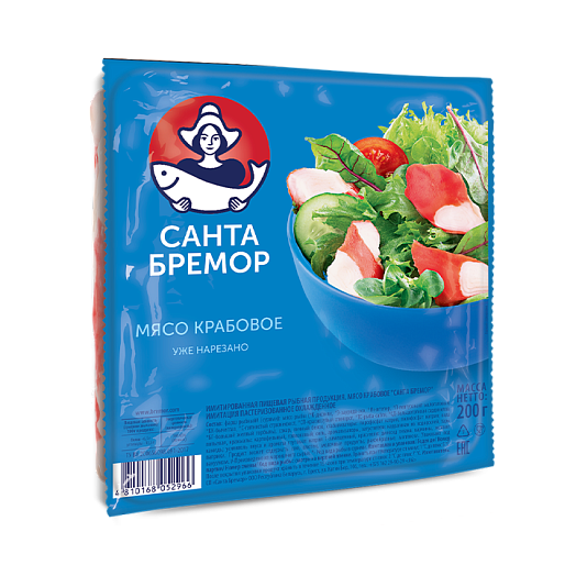 Мясо крабовое САНТА БРЕМОР 200гр